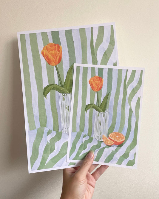 Spring Tulip Art Print